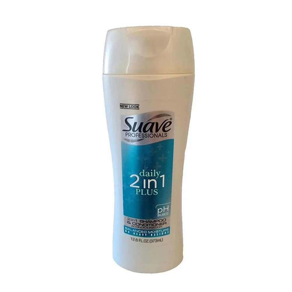 Suave Professionals Daily 2 in 1 Plus Shampoo Conditioner Moisture 12.6 oz